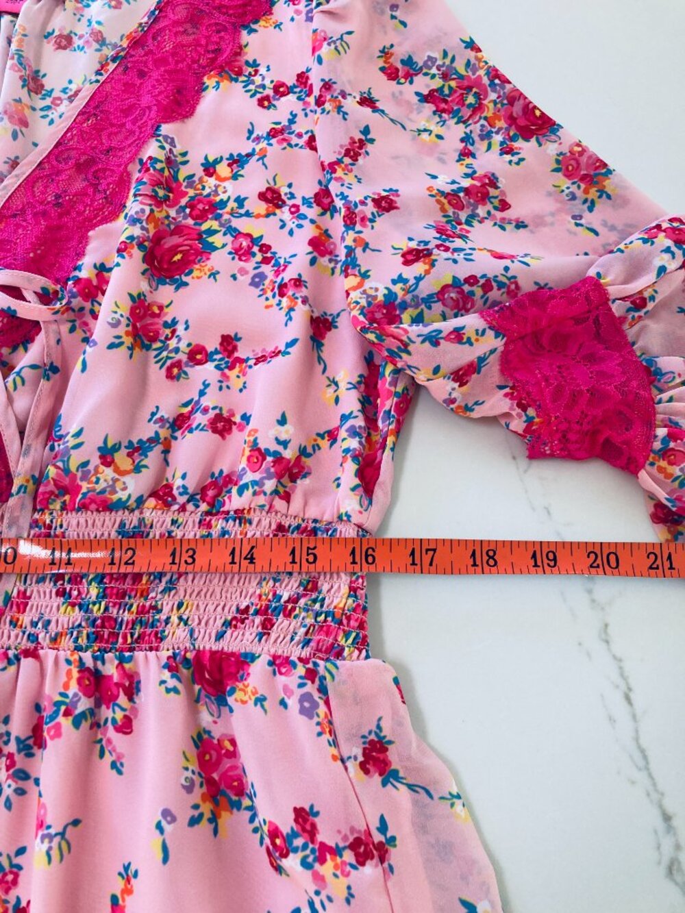 Betsey Johnson Bush Gardens Print Georgette Dress Size XXL NWT - Picture 12 of 15